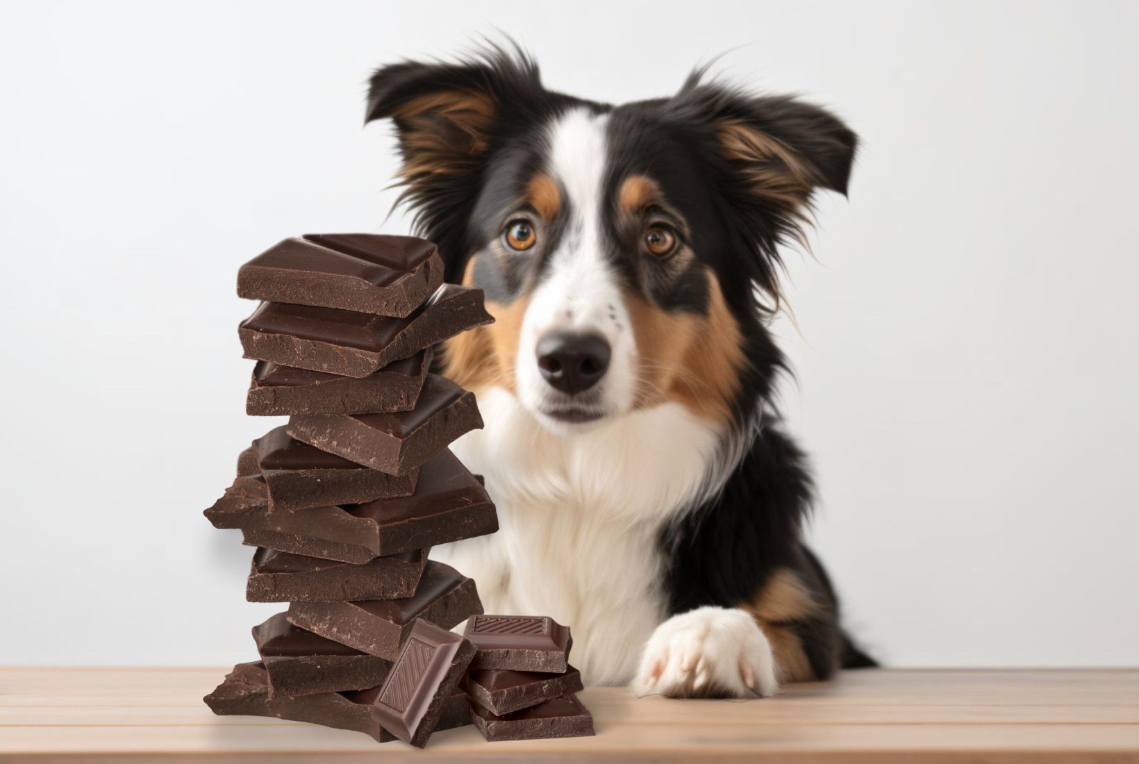 Mijn hond heeft chocolade gegeten. Wat nu?