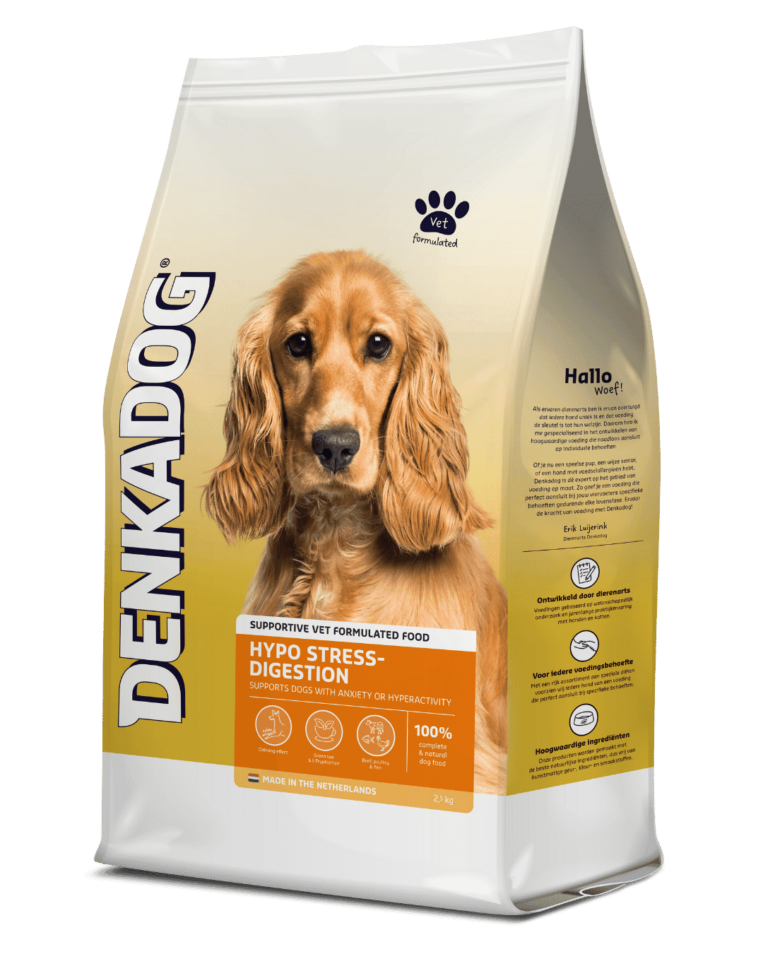 Dieetvoeding hond met stress